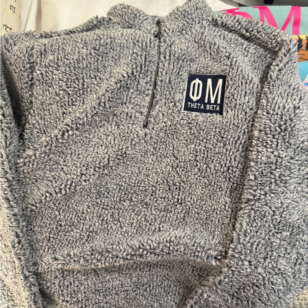 SORORITY Sherpa Pullover - Phi Mu - NEVER WORN